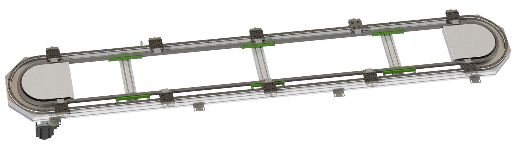 椭圆型材链传动环形导轨输送线25-OV2系列(图4)